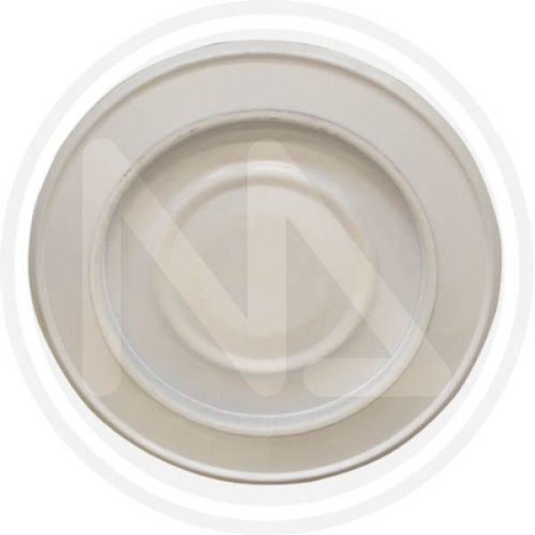 rosone con coperchio per tubo stufa bianco