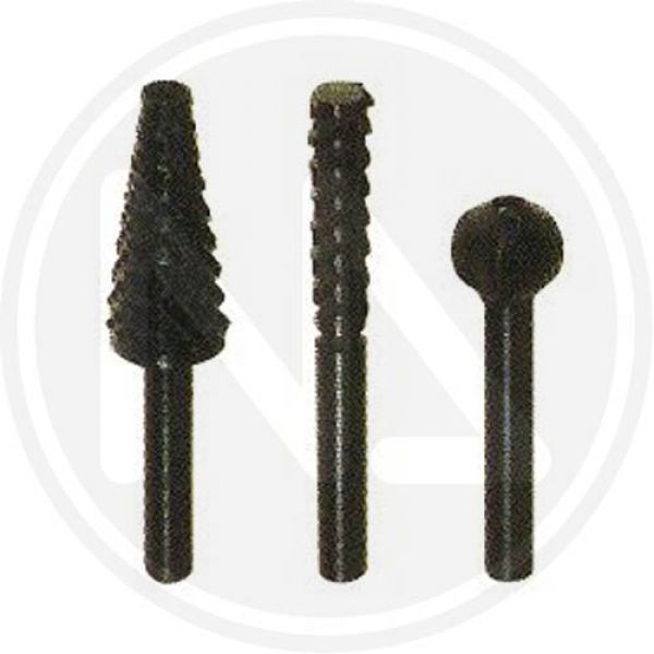 frese e raspa in serie 3 pz. poggi