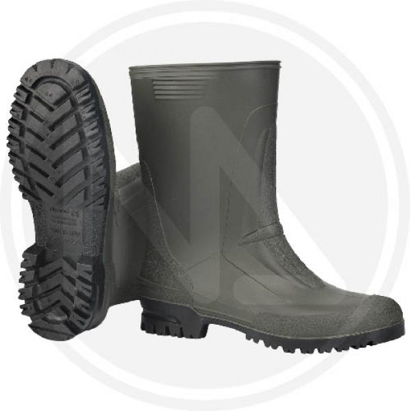 stivali in pvc verde a tronchetto ob e sra papillon*