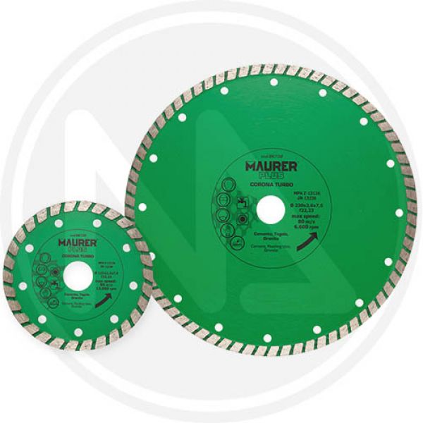 disco diamantato corona turbo (ex 86738-86739) maurer plus