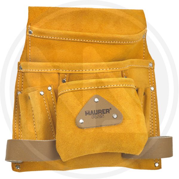 borsa per carpentiere in crosta scamosciata maurer plus