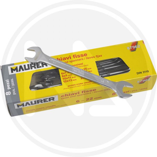 chiavi fisse in serie 8 pz. maurer