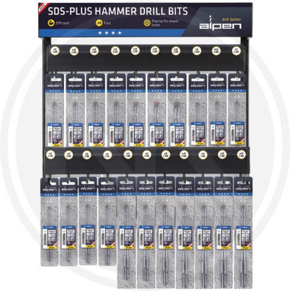 punte in espositore sds-plus