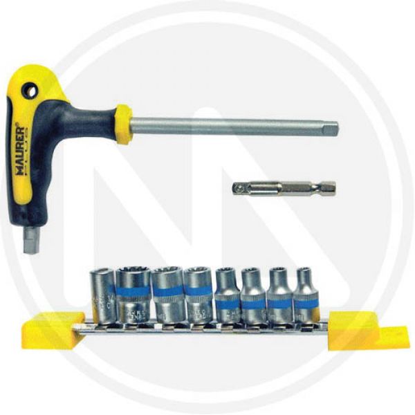 bussole in serie 10 pz. 4÷10 mm. maurer plus