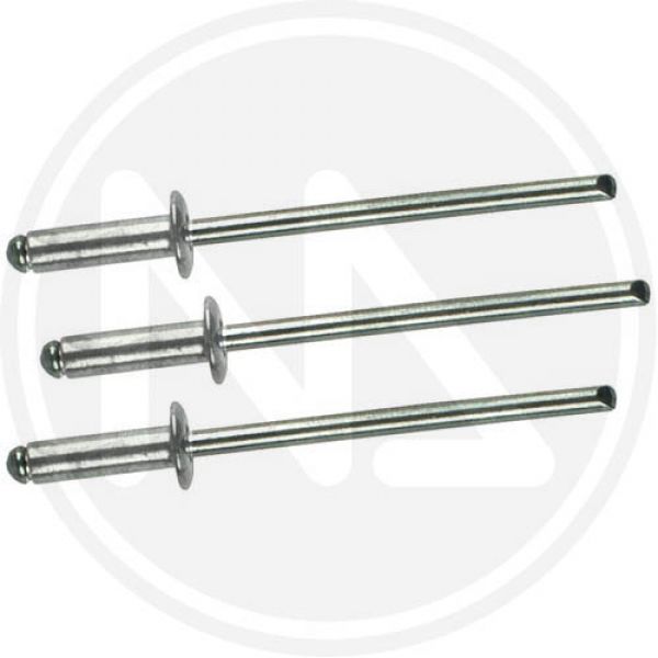 rivetti alluminio in scatola 2,9 mm. maurer