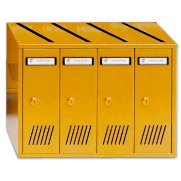 Cassetta Postale Ad Elementi Silmec 4p Bronzo (31704)