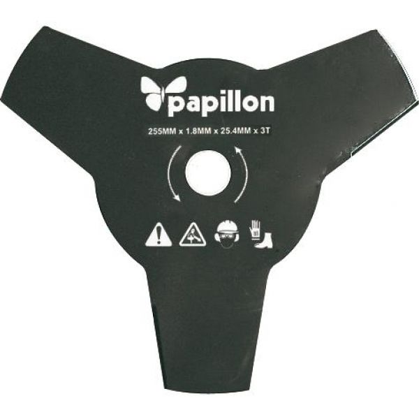 Disco Acciaio X Decespugliatore 3 D.-255mm Papillon - Cf. In Scatola