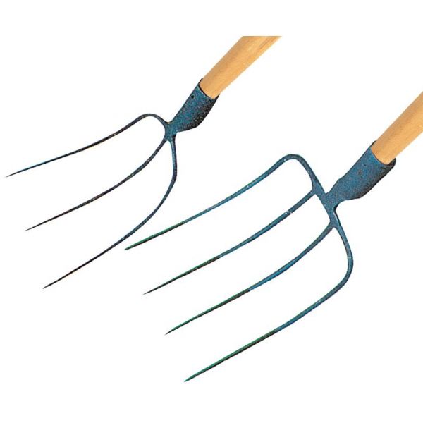 Forca Per Fieno A 3 Denti Con Manico