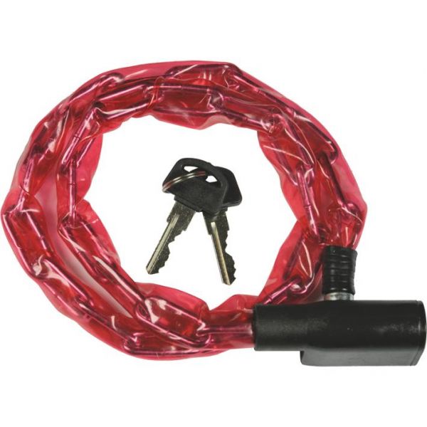 LUCCHETTO per cicli A SCATTO con catena 60 cm. maurer
