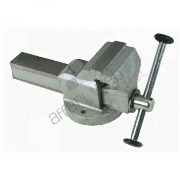 Morsa da banco fissa con incudine 125mm