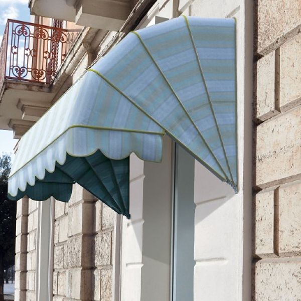 Tenda da sole a cappottina Gradini35 5 profili 4 spicchi