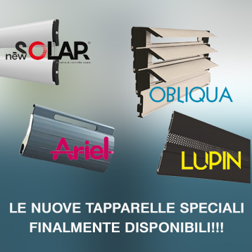 tapparelle moderne e Tapparelle di sicurezza. Clicca per visualizzare i modelli.