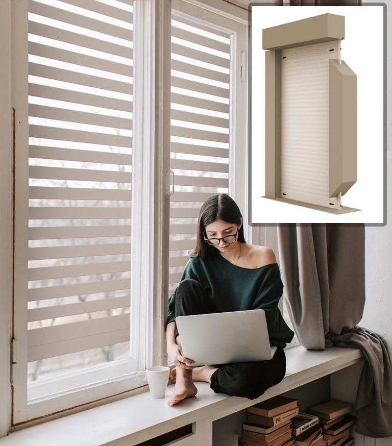 NewSolar Secure 2 - Tapparella Frangisole con doppia serratura integrata