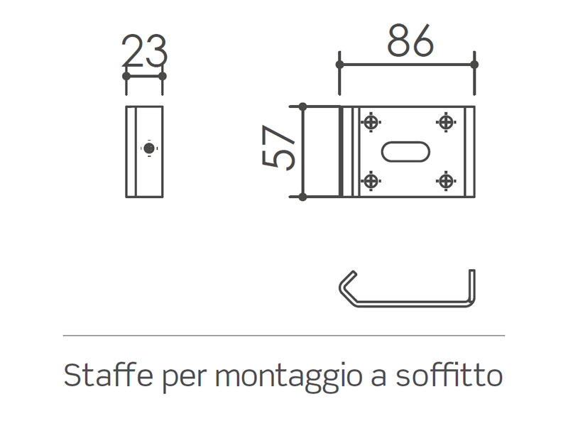 staffe soffitto