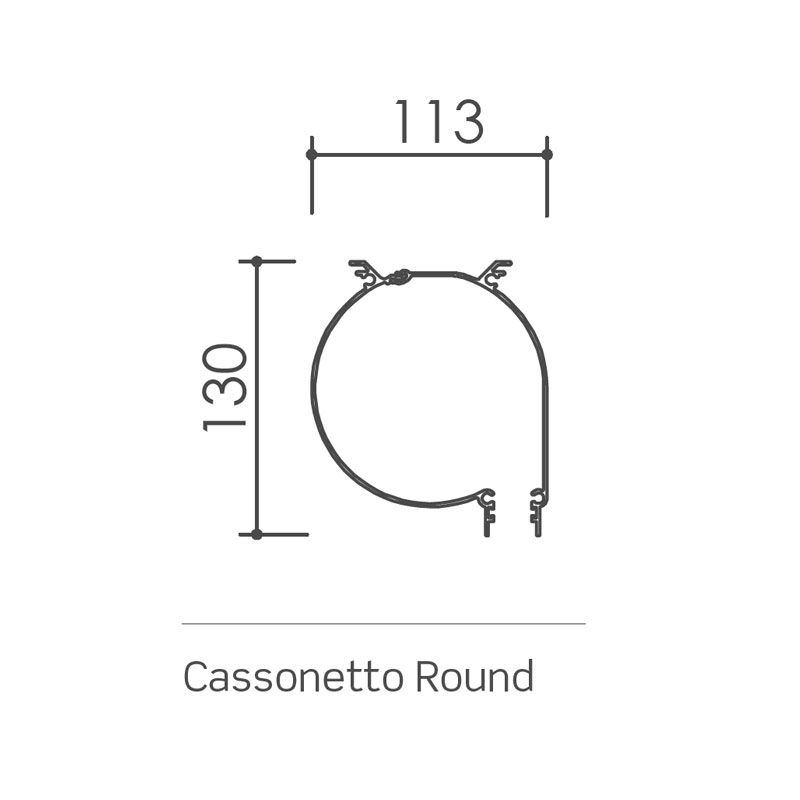 cassonetto rotondo