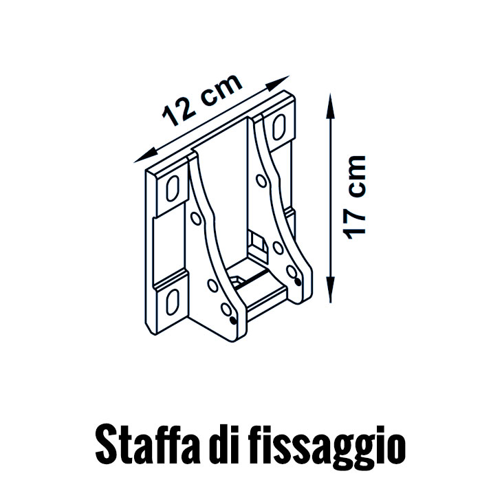 Staffa di fissaggio