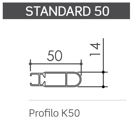 Profilo 50mm