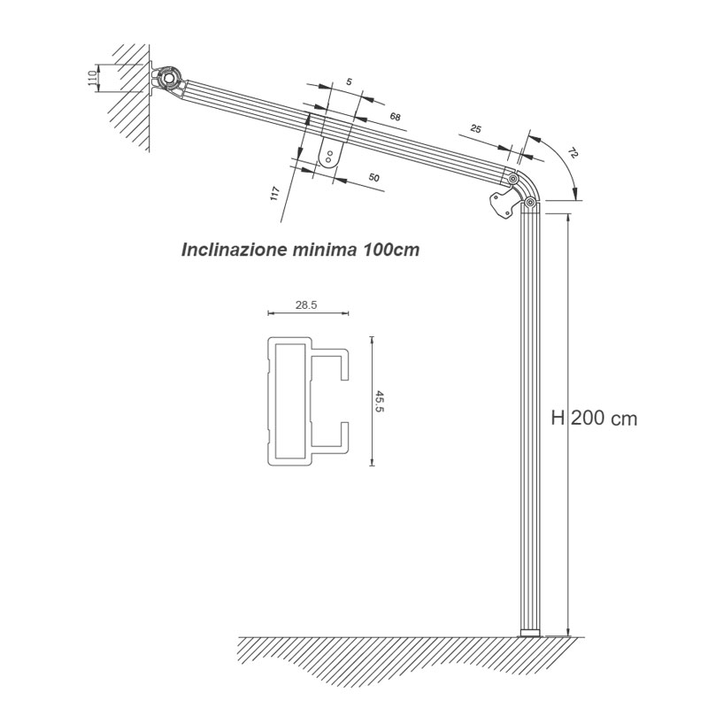 disegno tecnico Giardino Mini