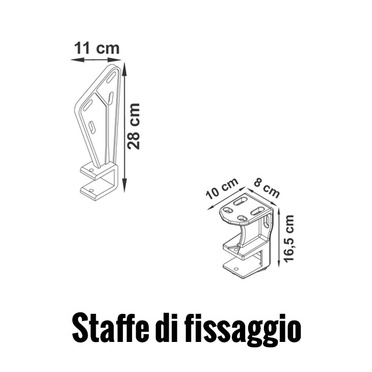 Staffe di fissaggio