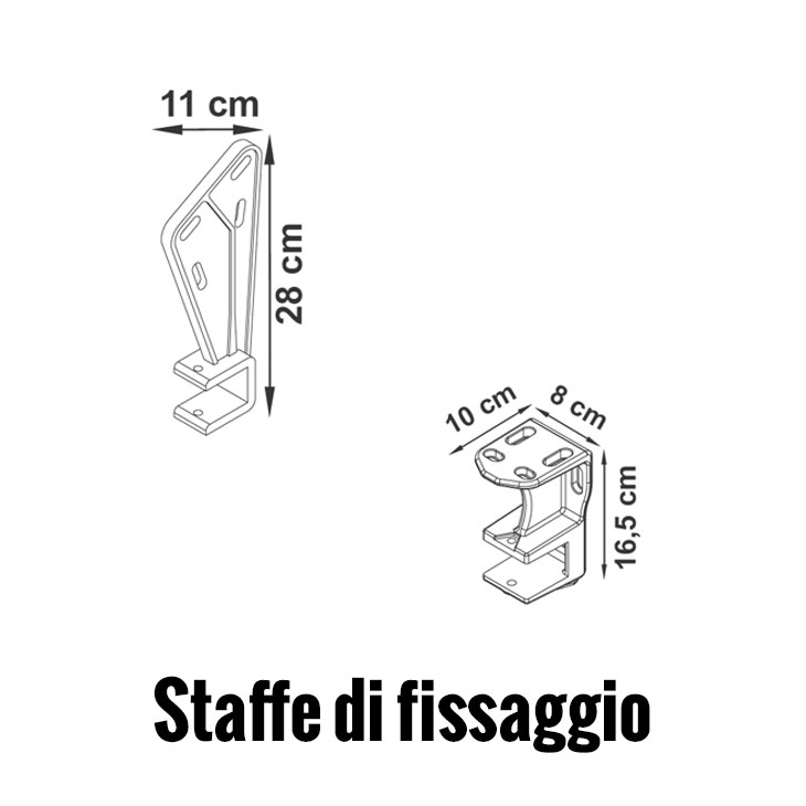 Staffe di fissaggio