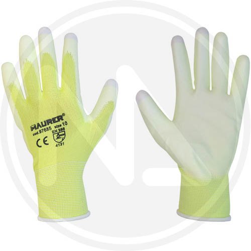 Guanti Lavoro Poliuretano "seattle Ii" Tg. 9" Maurer Pols."touch Screen" - 12 pa - Taglia 9" e Tipo Polsino - cod. 97684