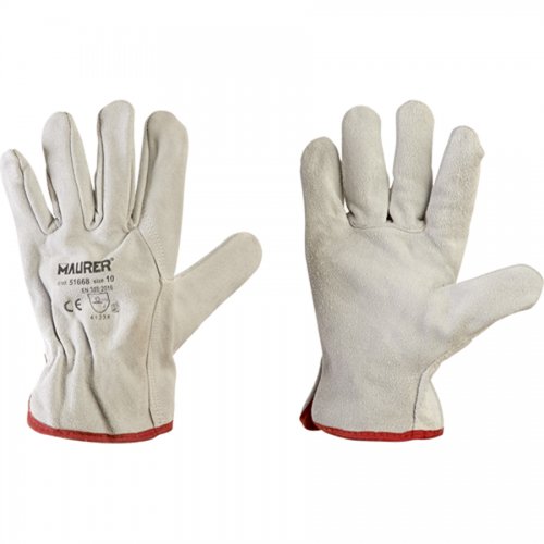 Guanti Lavoro Crosta "driver" Tg.10" Maurer - 12 pa - Taglia 10" - cod. 51668