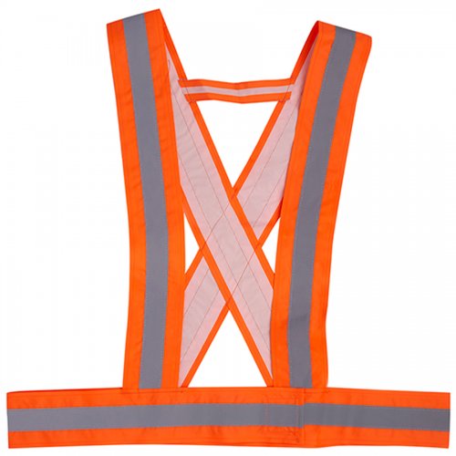 Bretelle Da Lavoro Catarifrangenti Maurer - Cf. Blister - Taglia Unica e Colore Arancio - cod. 83598