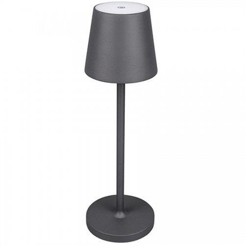 Lampada Da Tavolo Touch Dimmerabile Col. Nero - Papillon (ex 82889) - Sviluppo 220 Lm e Dimensione 11,4x38H cm. - cod. 83853