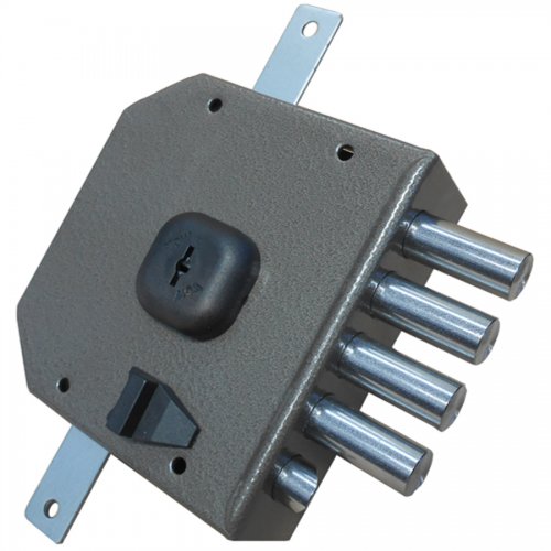 Serratura Moia Da Applicare A Pompa g 434 Sx C/chiave C/scrocco - Verso - SX - Apertura - Chiave - cod. 34803