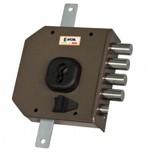 Serratura Moia Da Applicare Triplice "g 454 Dxb" Pred.cil.europeo C/trap - Verso Dxb E Apertura Chiave - cod. 35388