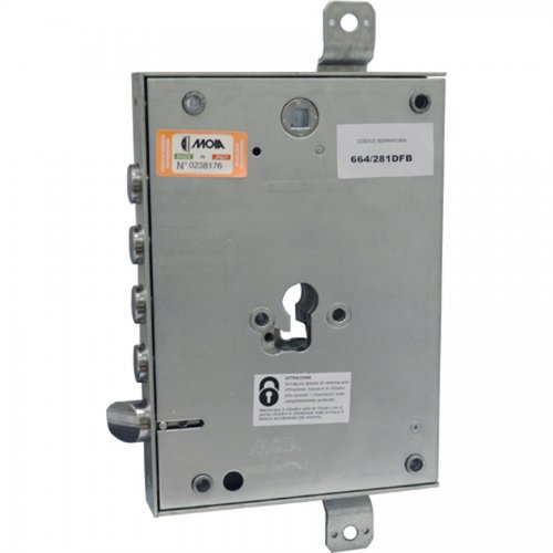 Serratura Moia Blindata "664/281 Dfb" - Tipo 281 Dfb - cod. 35405