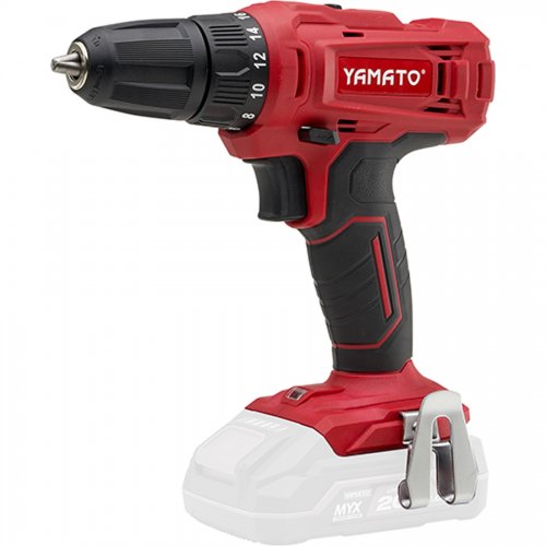 Trapano A Batteria 20v Yamato Myx (corpo Macchina) - Tensione 20 Volt e Velocit 400-1500 rpm e Mandrino 10 mm. - cod. 83515