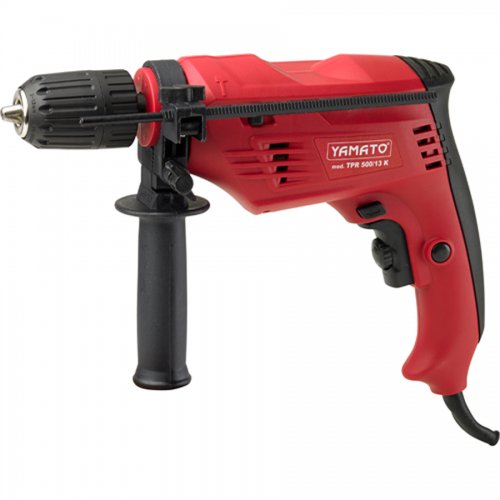 Trapano Percussione Yamato "tpr 500-13k" 500w In Scatola - (s) - Potenza 500 Watt e Velocit max 2900 rpm e Mandrino 13 mm. - cod. 98872