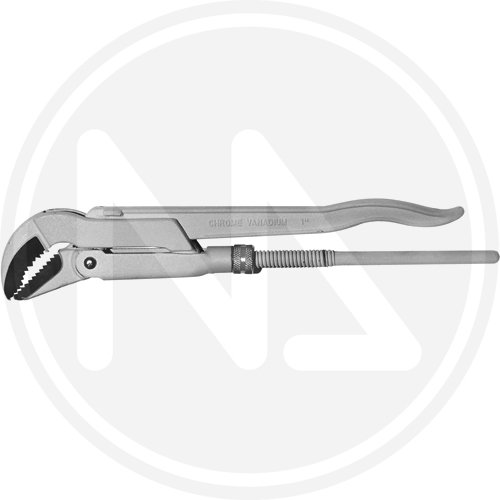 Giratubo Svedese Maurer Plus 1 1/2 B.curvo - Cf. Su Placchetta - Misura - 410 mm. - Apertura - 1 1/2 -49 mm. - cod. 88833