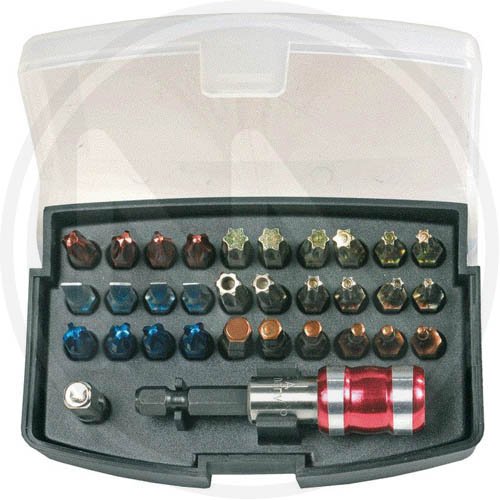 Inserti Sr 32pz C/portainserti Maurer Plus - Cf. In Blister - Serie 32 pz. e Attacco 1/4" - cod. 92771