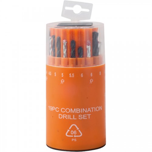 Punte Serie Metallo/muro "hss - Widia" 19pz Maurer Selector - Serie 19 pz. E Misure 1~10 mm. - cod. 51909