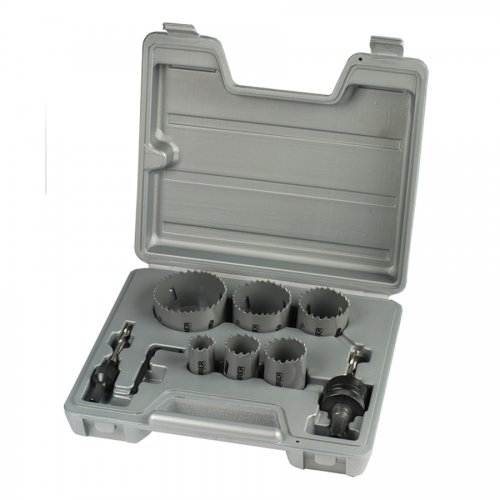 Frese Bimetalliche Maurer Plus Kit 9pz - Frese 22 - 29 - 35 - 44 - 51 - 64 mm. - cod. 87008