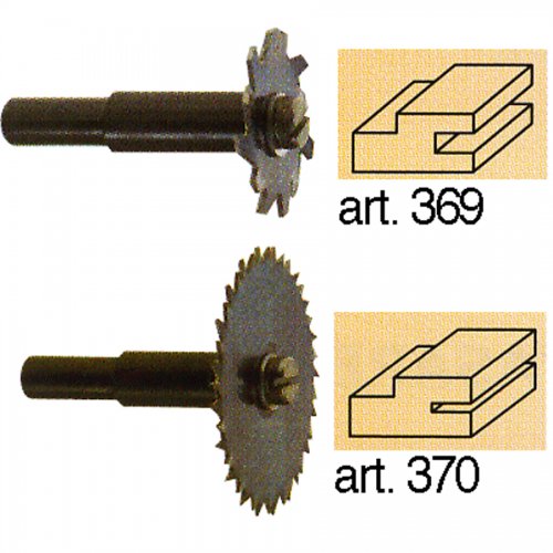 Fresa Circolare Per Intagli 30x2,5mm "pg 369.00" - Articolo 369.00 e  30x2,5 mm. e Gambo 8 mm. - cod. 66595