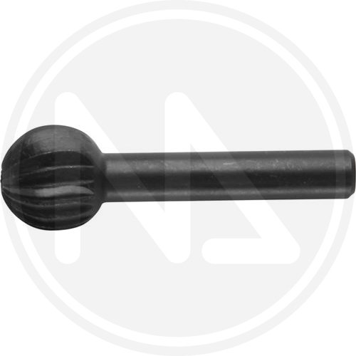 Lima Rotativa Sferica Per Metallo Maurer - Gambo 6 mm. - cod. 50427