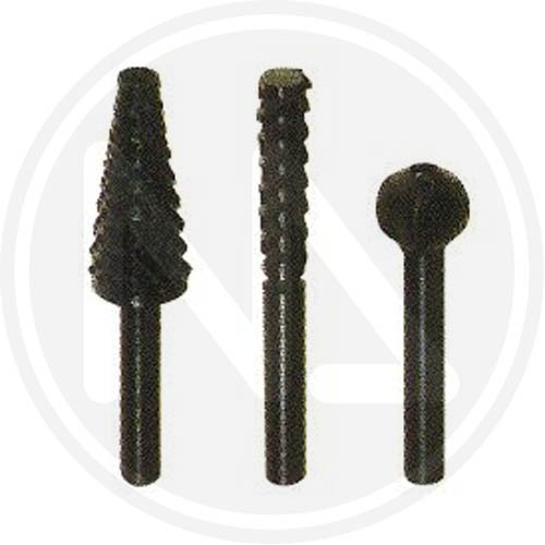 Frese E Raspe Assortite 3pz "pg 446.00" - Articolo 446.00 E Gambo 6 mm. - cod. 66620