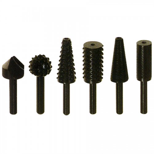 Frese E Raspe Assortite 6pz "pg 447.00" - Articolo 447.00 E Gambo 6 mm. - cod. 66621