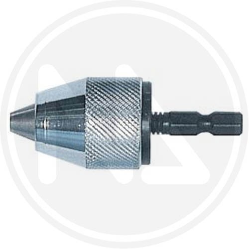 Mandrino Autoserrante X Avvitatore 6mm Maurer - Cf. In Blister - Mandrino 6 mm. E Attacco Esagonale - 1/4" - cod. 82880