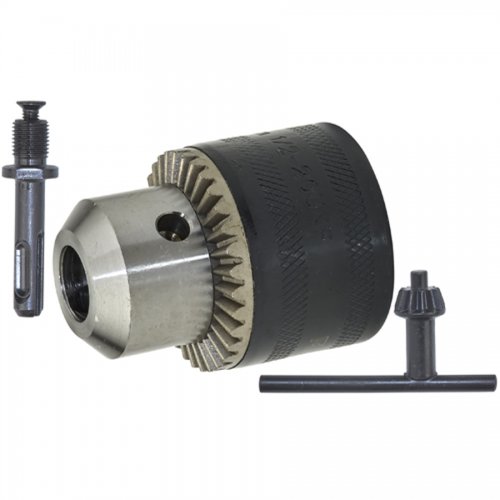 Adattatore Sds Plus+mandrino+chiave Kit 3pz Maurer - Cf. Blister - Attacco Sds Plus E Misura F - 1/2x20 - cod. 93808