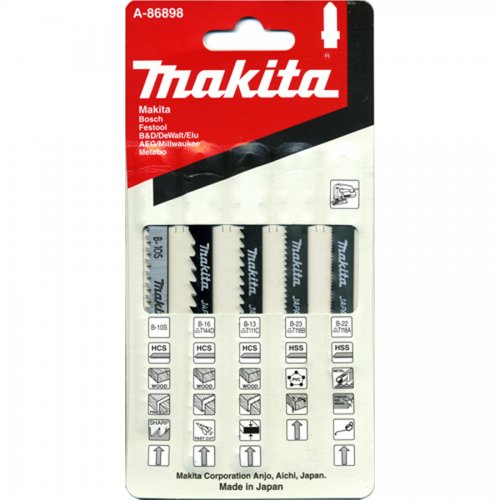 Lame X Seghetto Alt. Makita Assortite Cf5pz "a - 86898" - Blister - Tipo Assortite E Attacco Makita - cod. 69434