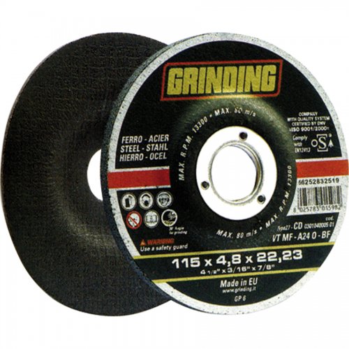 Mola Levigatura Ferro "vt Mf" Grinding 230x6,8mm - Misura 230x6,8 mm. e Foro 22,23 mm. e Uso Levig.-sbavo - cod. 51223