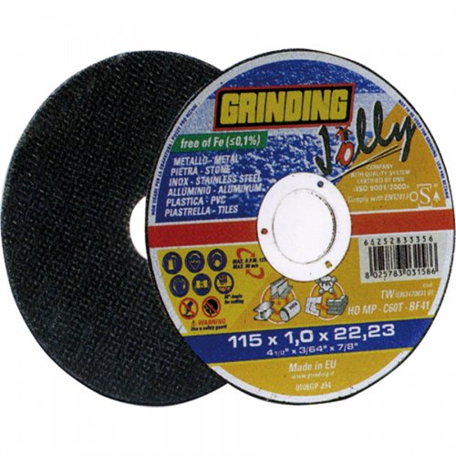 Mola Taglio Multif. "jolly Hd Mp" Grinding 230x1,9mm - Misura 230x1,9 mm. e Foro 22,23 mm. e Uso Taglio - cod. 67543