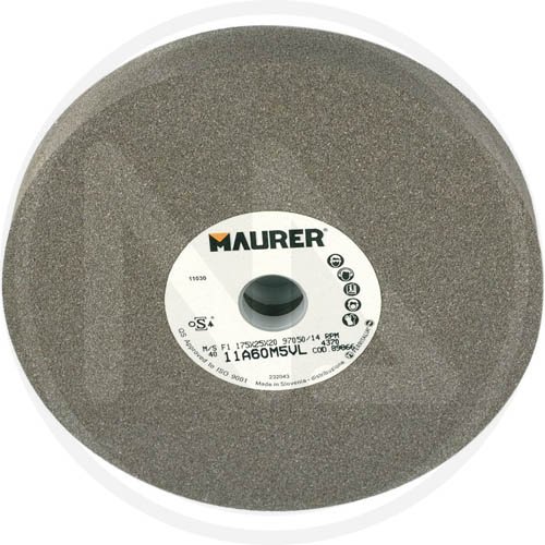 Mola Abrasiva Corindone Maurer 100x20x13 Gr 60 - Misura 100x20x13 E Grana 60 - cod. 89838