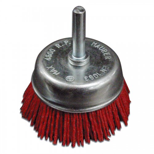 Spazzola A Tazza Maurer Nylon Gr.80 50x10 - Cf. In Blister -  50x10 mm. - cod. 87295