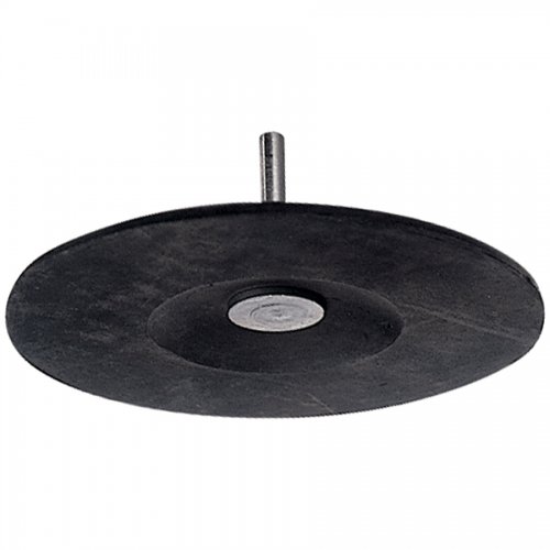 Platorello Trapano In Gomma 125mm Maurer - 125 mm. E Attacco 6 mm. - cod. 86825