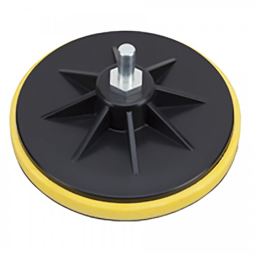 Platorello Trapano In Plastica C/velcro 115mm F14 "pg 338.80" - Articolo 338.80, 115 mm. E Gambo 10 mm. - cod. 66572